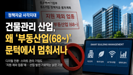 "중기부 정책자금, 왜 건물관리 산업만 문턱 밖에 세우나"
