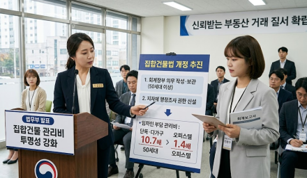 오피스텔 50세대 이상 관리비 장부공개 추진